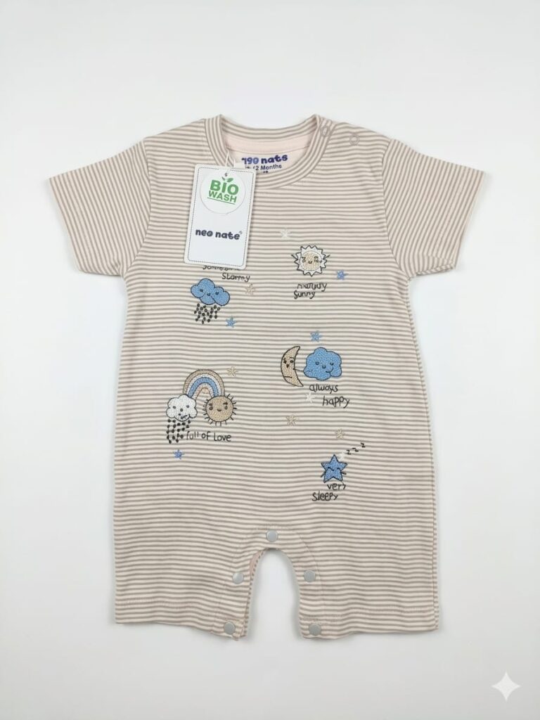 Calmtots CloudSoft Baby Romper – Ultra Cozy Breathable Cotton for little princess